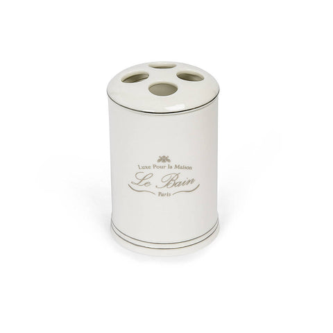 Le Bain Porcelain Toothbrush Holder By Kassatex