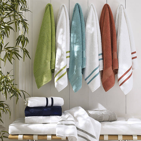 Mayfair Stripe Hand Towel by Kassatex