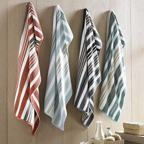 Oxford Stripe Hand Towel by Kassatex